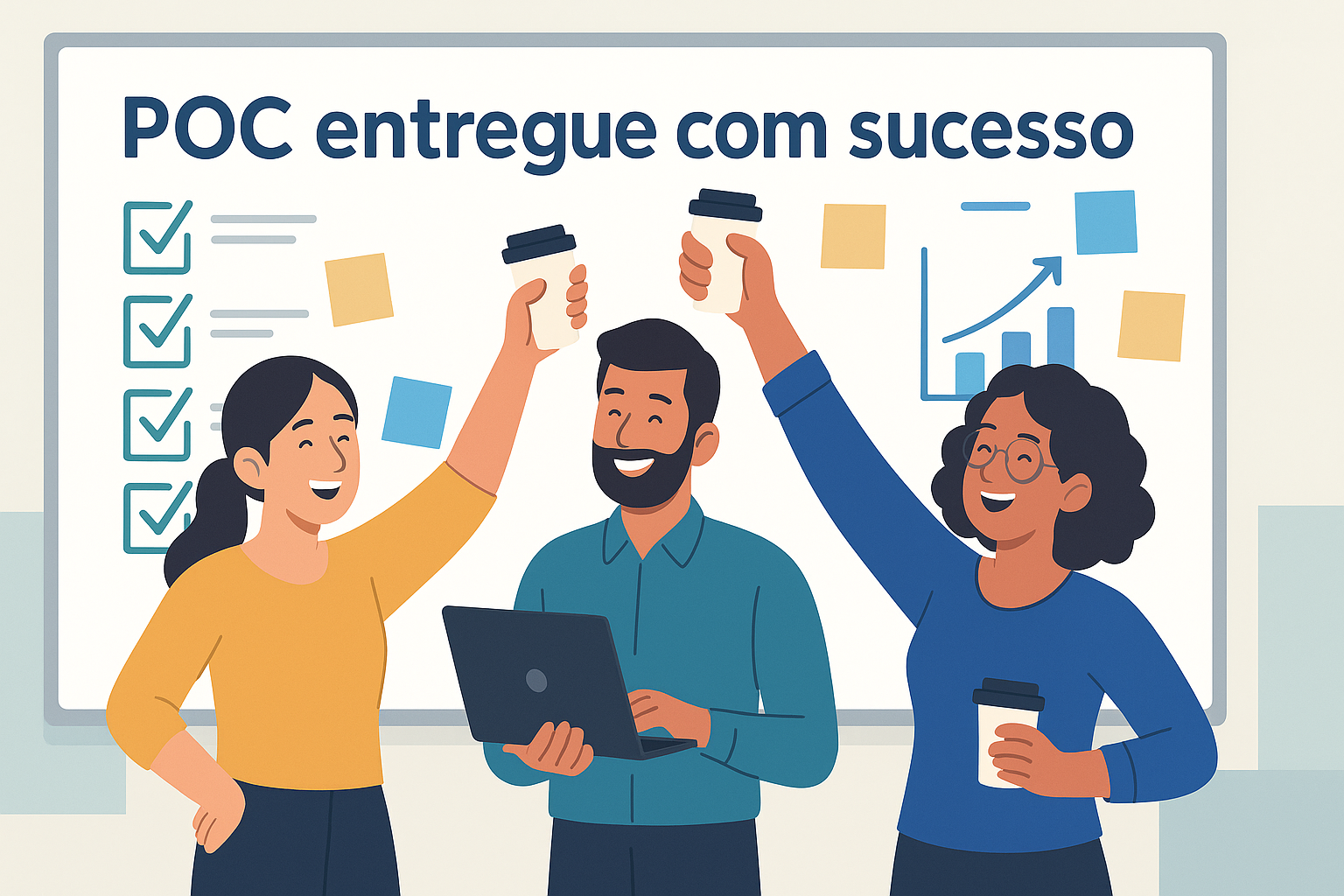 Prova de conceito - ilustração do time