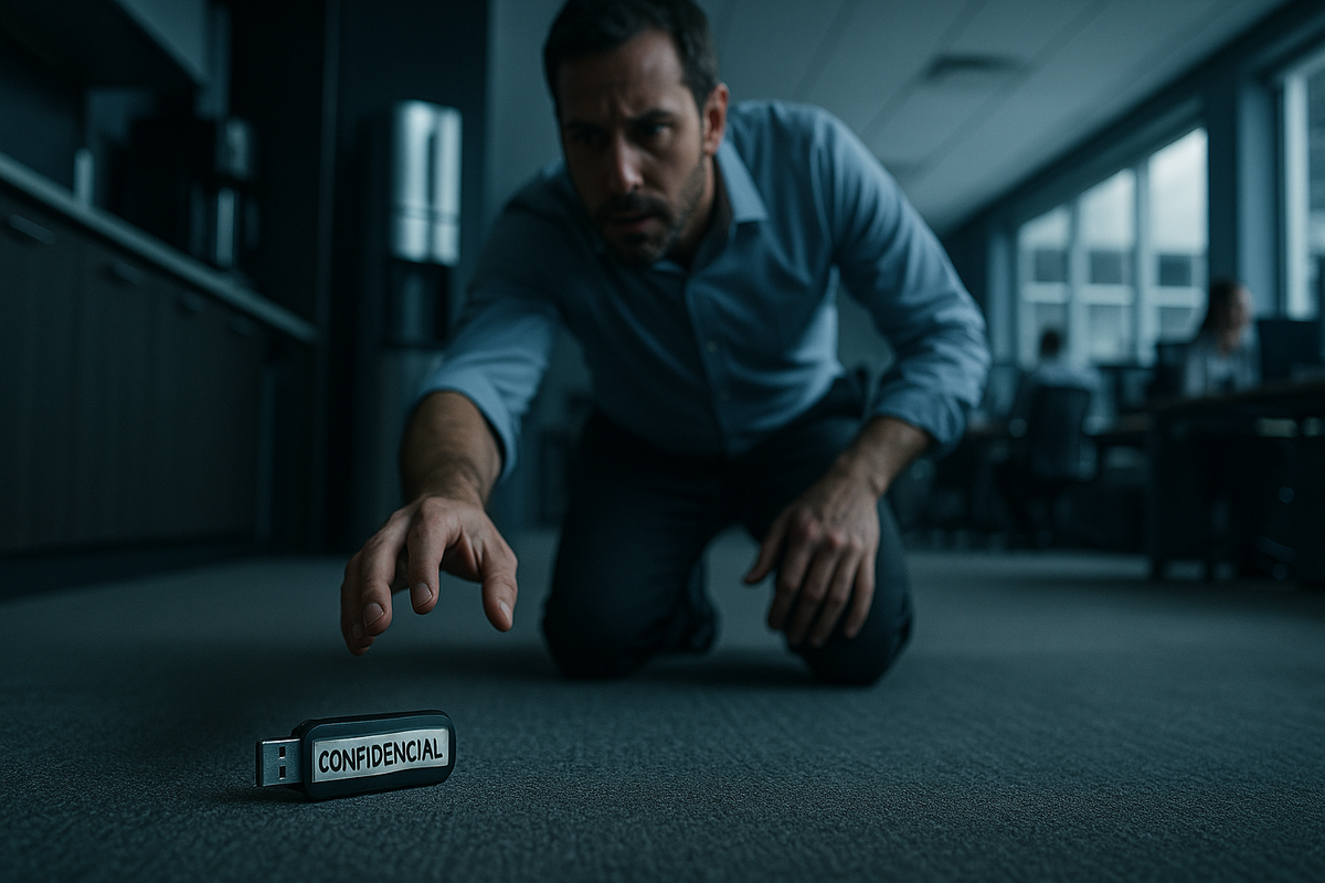 Um pendrive, uma brecha: como a engenharia social ignora seu firewall